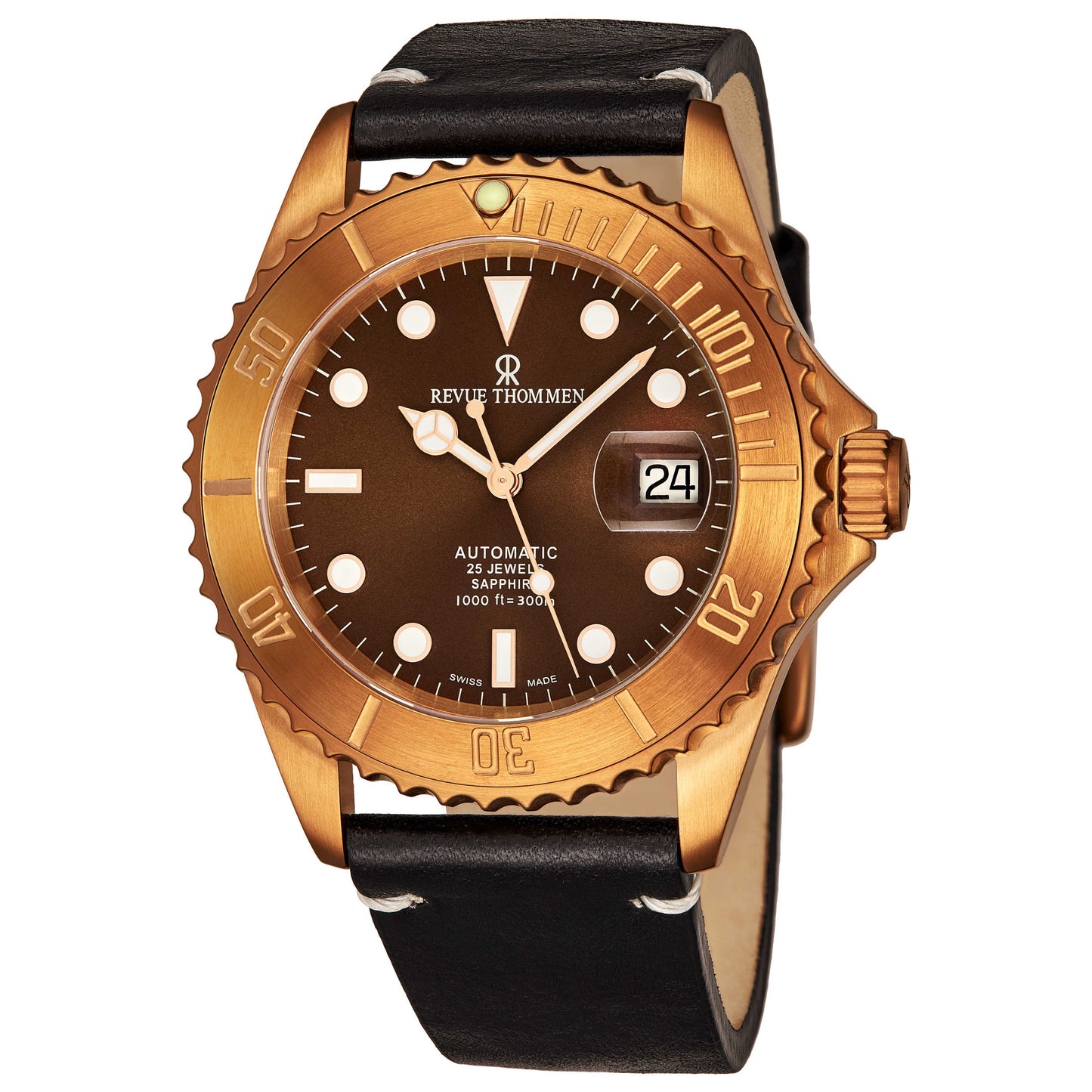 Front view of Revue Thommen Diver Men's Automatic Watch 17571.2593