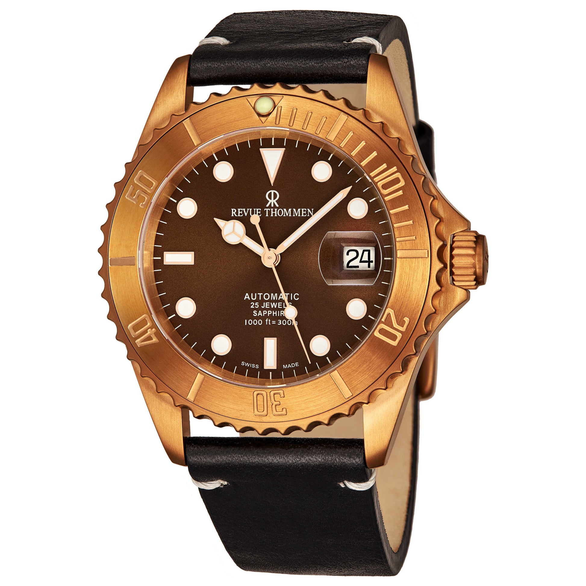 Front view of Revue Thommen Diver Men's Automatic Watch 17571.2593