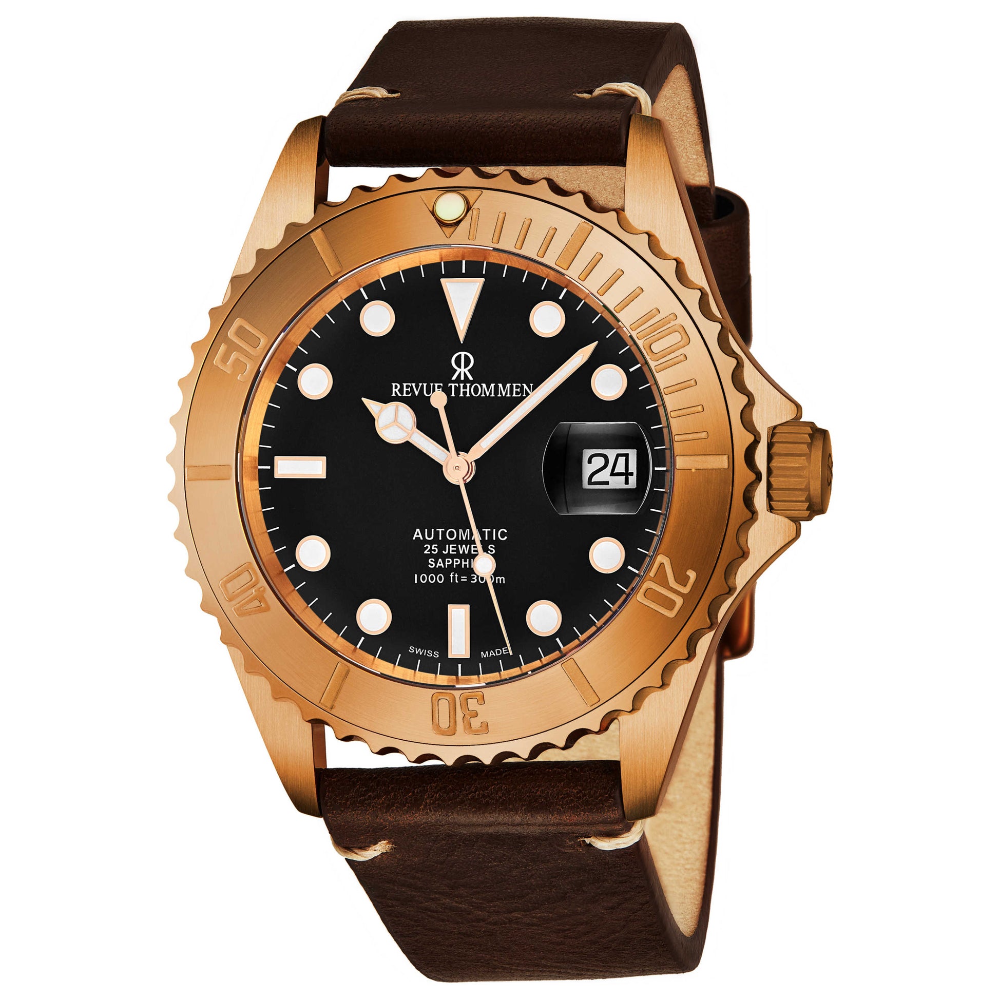 Front view of Revue Thommen Diver Men's Automatic Watch 17571.2599