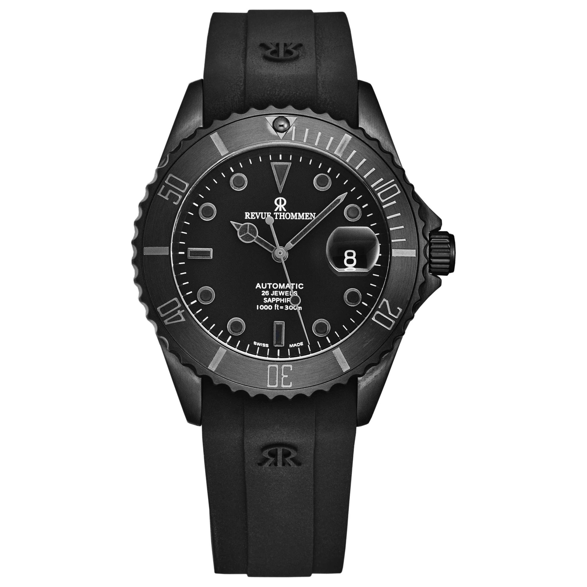 Front view of Revue Thommen Diver Men's Automatic Watch 17571.2777