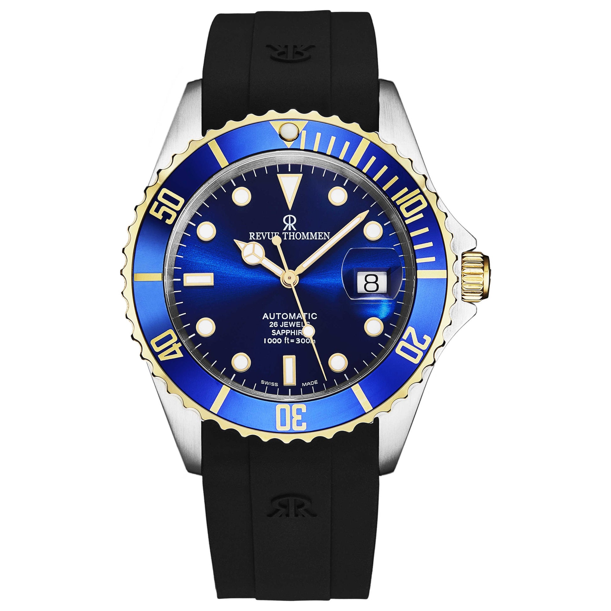 Front view of Revue Thommen Diver Men's Automatic Watch 17571.2845