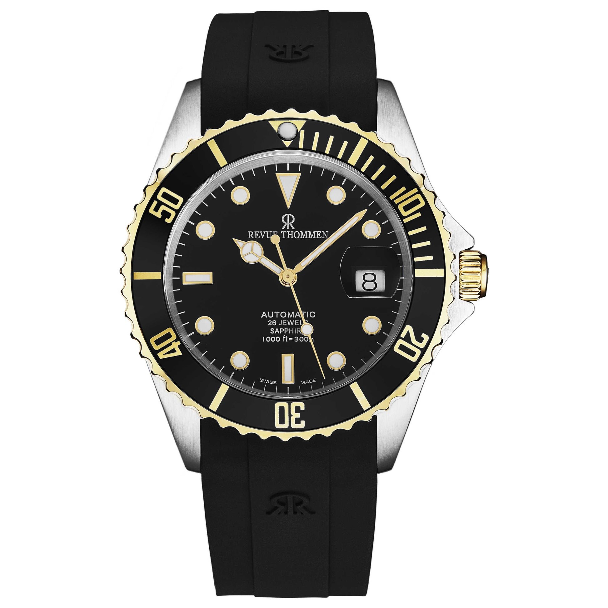 Front view of Revue Thommen Diver Men's Automatic Watch 17571.2847