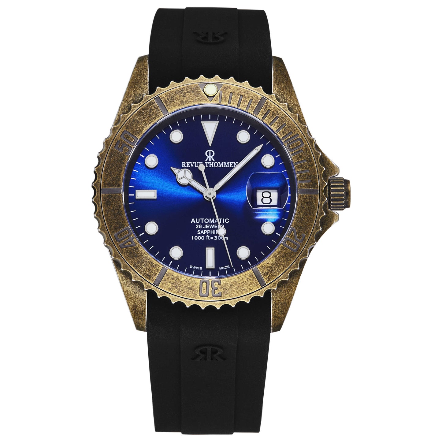 Front view of Revue Thommen Diver Men's Automatic Watch 17571.2885