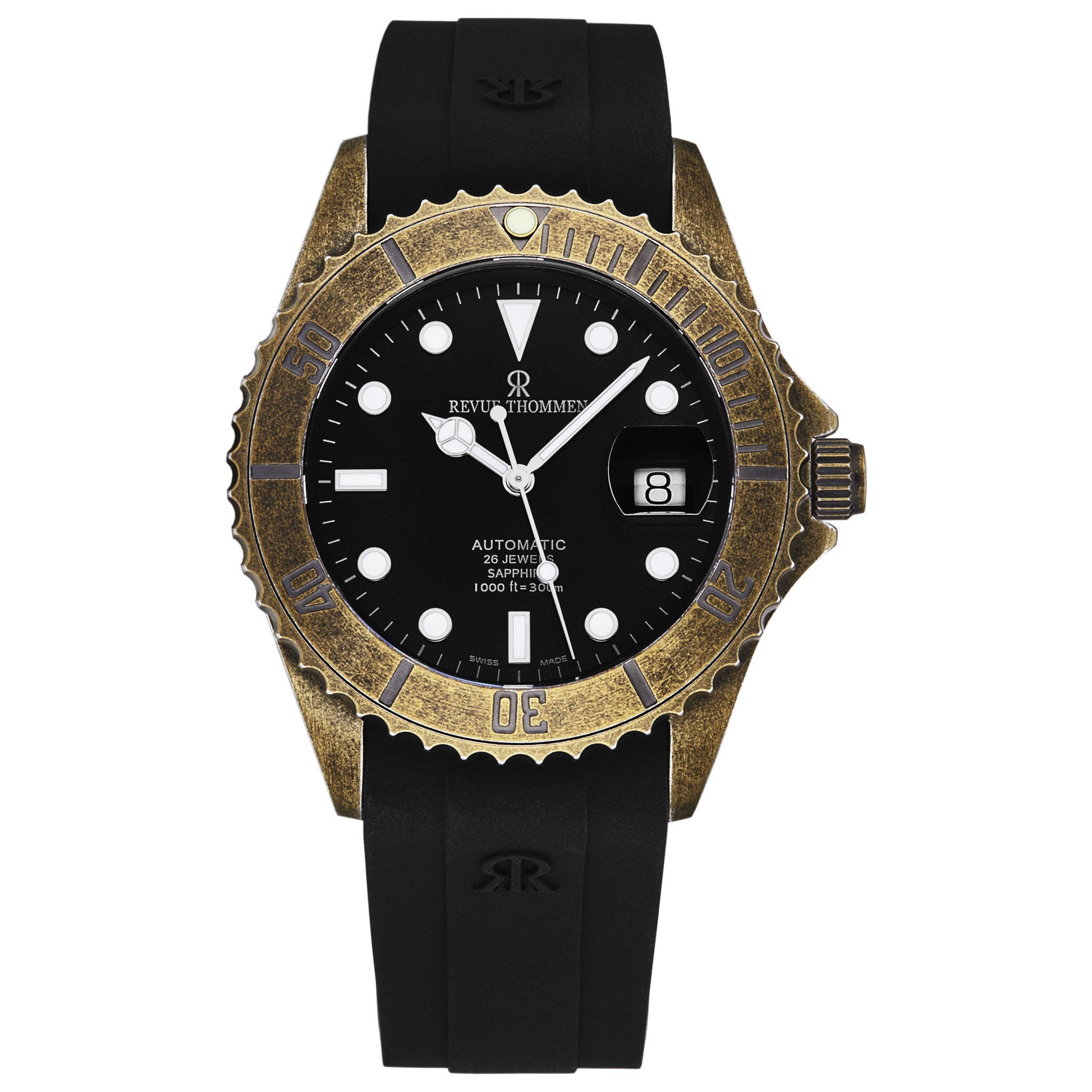 Front view of Revue Thommen Diver Men's Automatic Watch 17571.2887