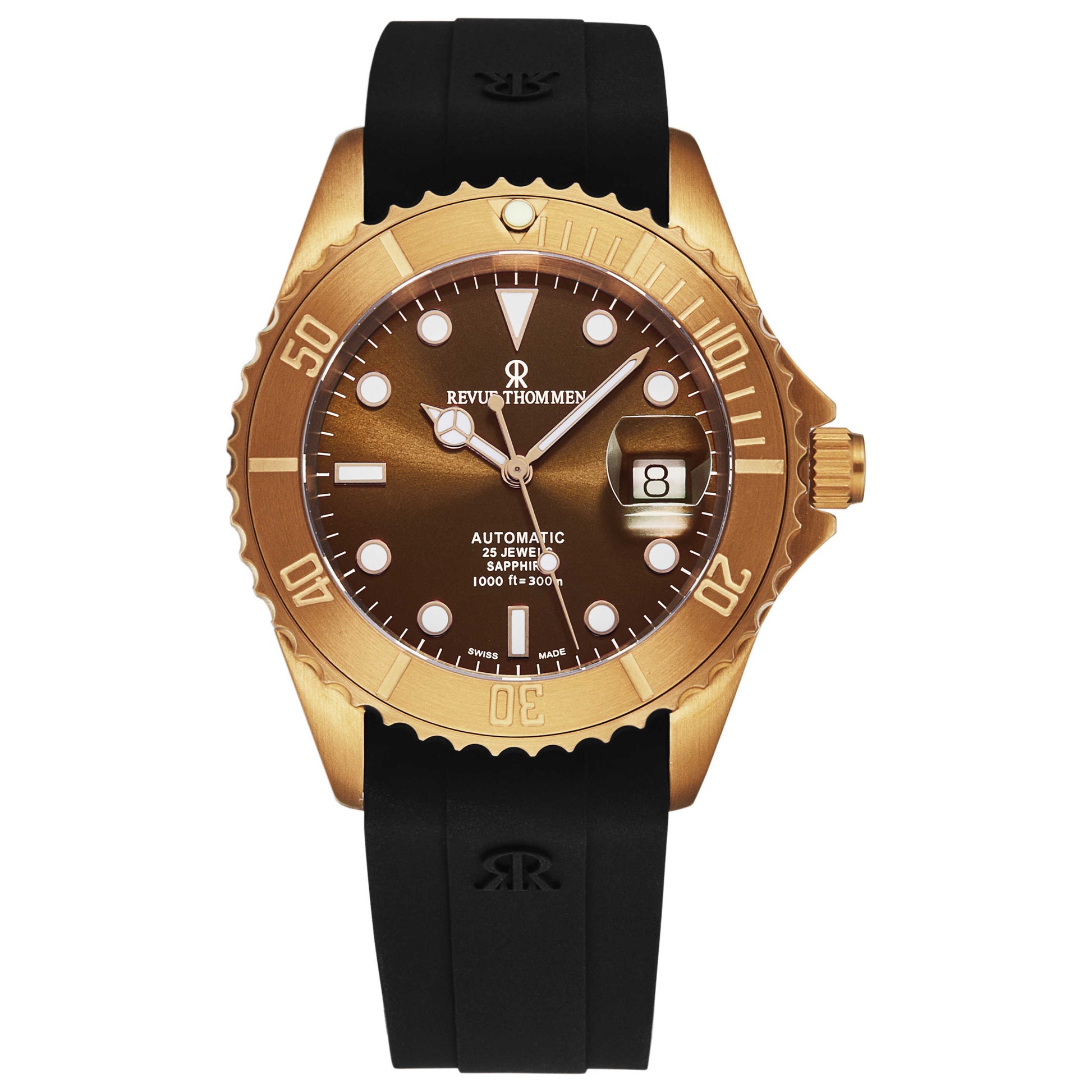 Front view of Revue Thommen Diver Men's Automatic Watch 17571.2896
