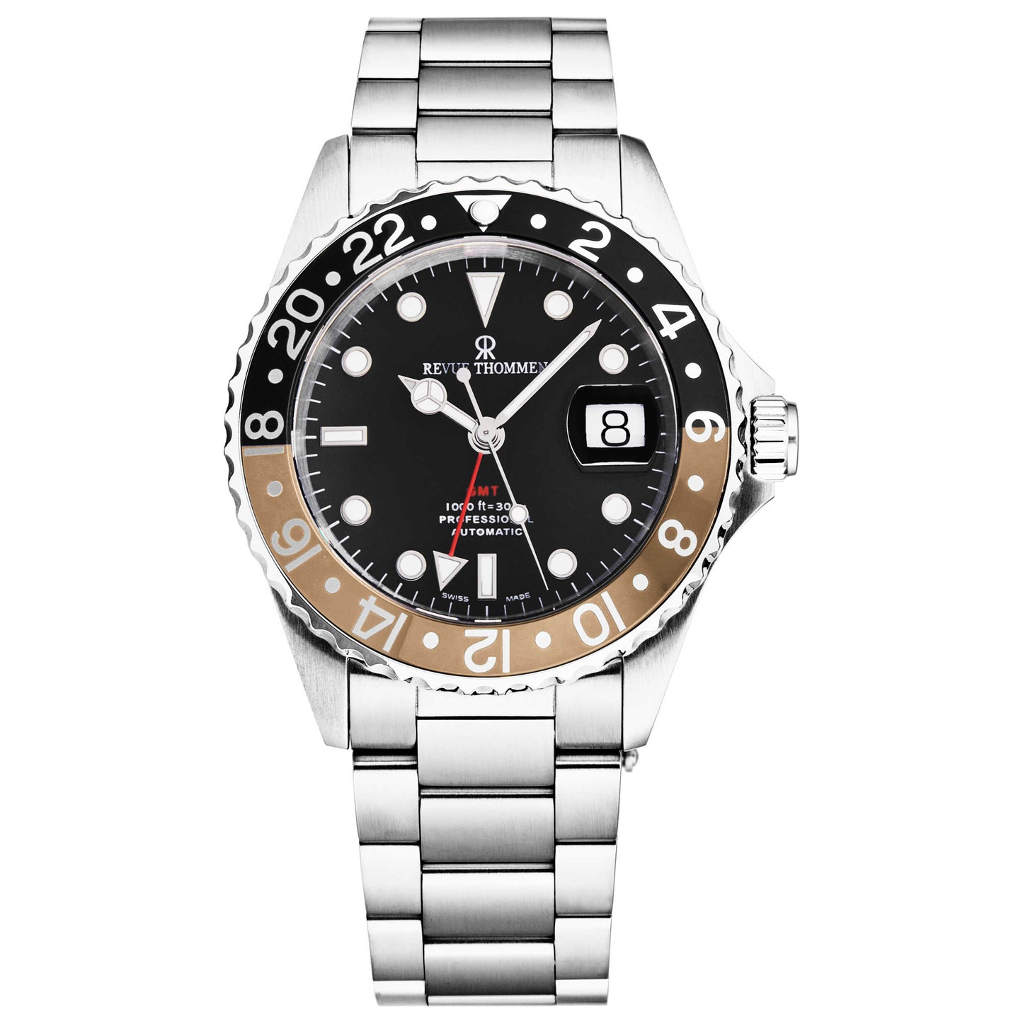 Front view of Revue Thommen Diver Men's Automatic Watch 17572.2132