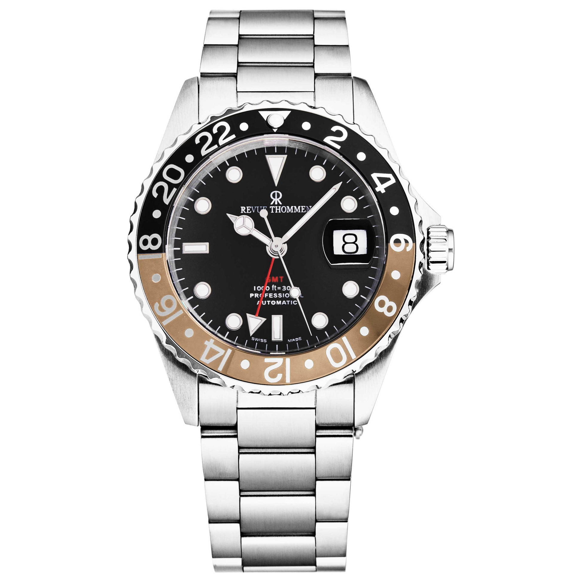 Front view of Revue Thommen Diver Men's Automatic Watch 17572.2132
