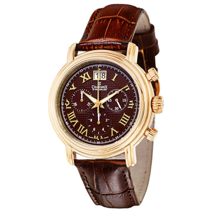 Front view of Charmex Monaco Men's Swiss Quartz (Battery-Powered) Watch 1758