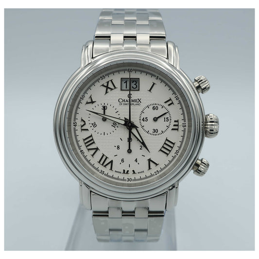 Front view of Charmex Monaco Men's Swiss Quartz (Battery-Powered) Watch 1760-SD