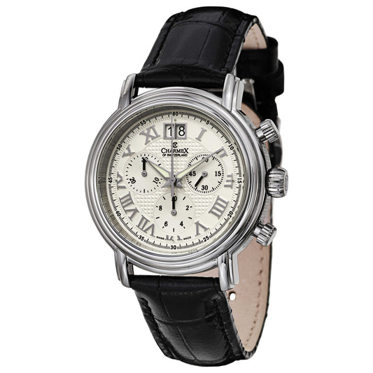 Front view of Charmex Monaco Men's Swiss Quartz (Battery-Powered) Watch 1765