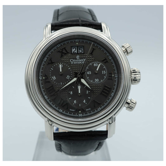 Front view of Charmex Monaco Men's Swiss Quartz (Battery-Powered) Watch 1766-SD