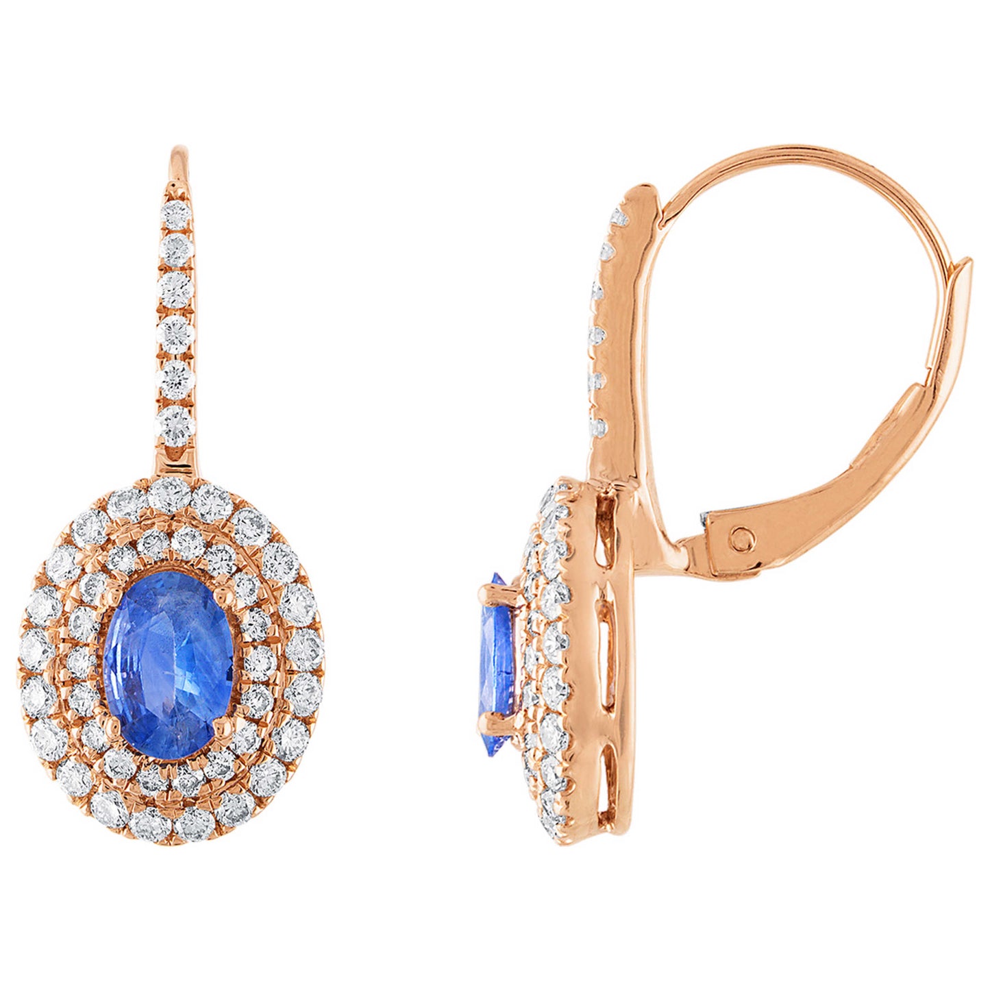 Tresorra Fashion Women's Earrings 178-RG-BS - Image #2