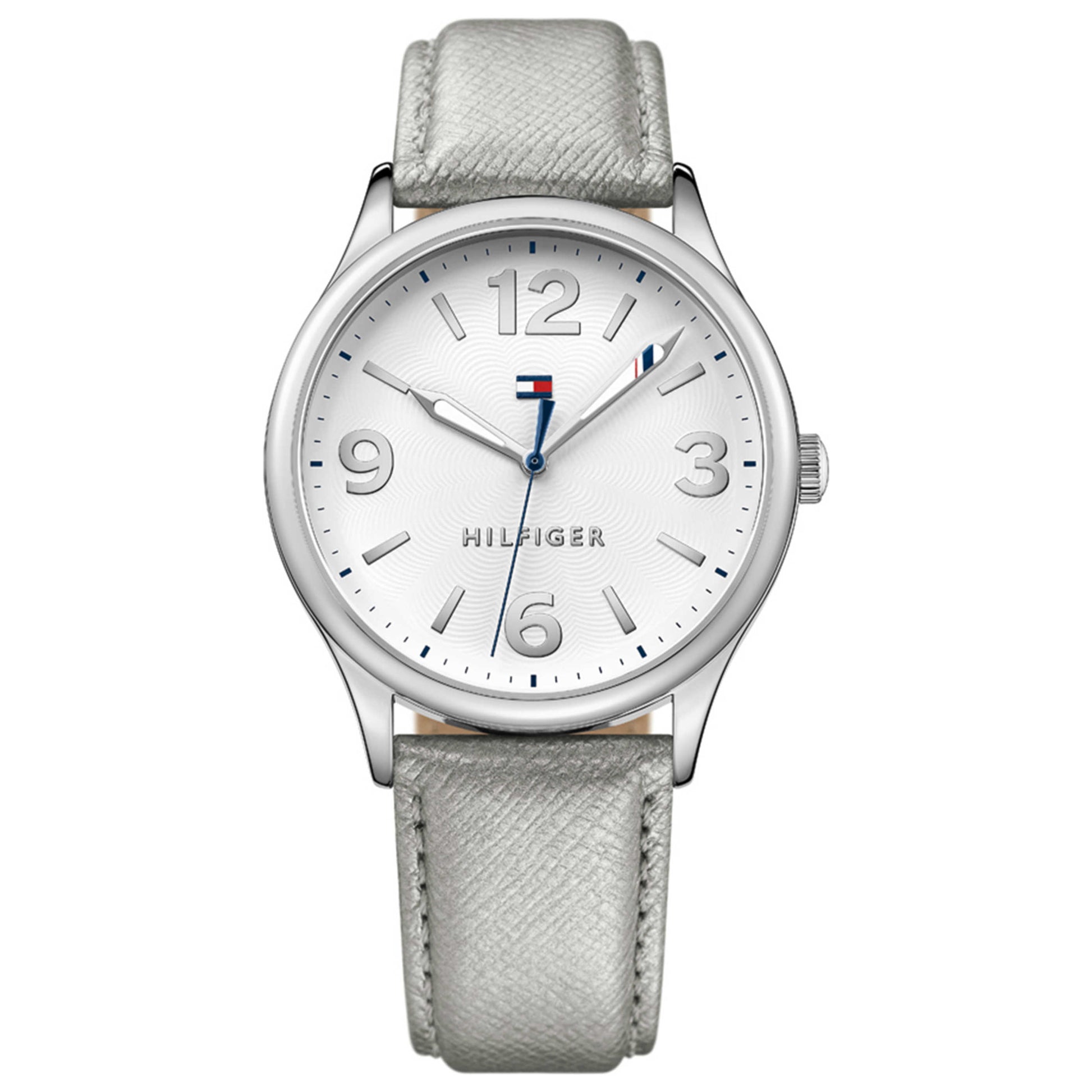 Front view of Tommy Hilfiger Leather Women's Japanese Quartz (Battery-Powered) Watch 1781592