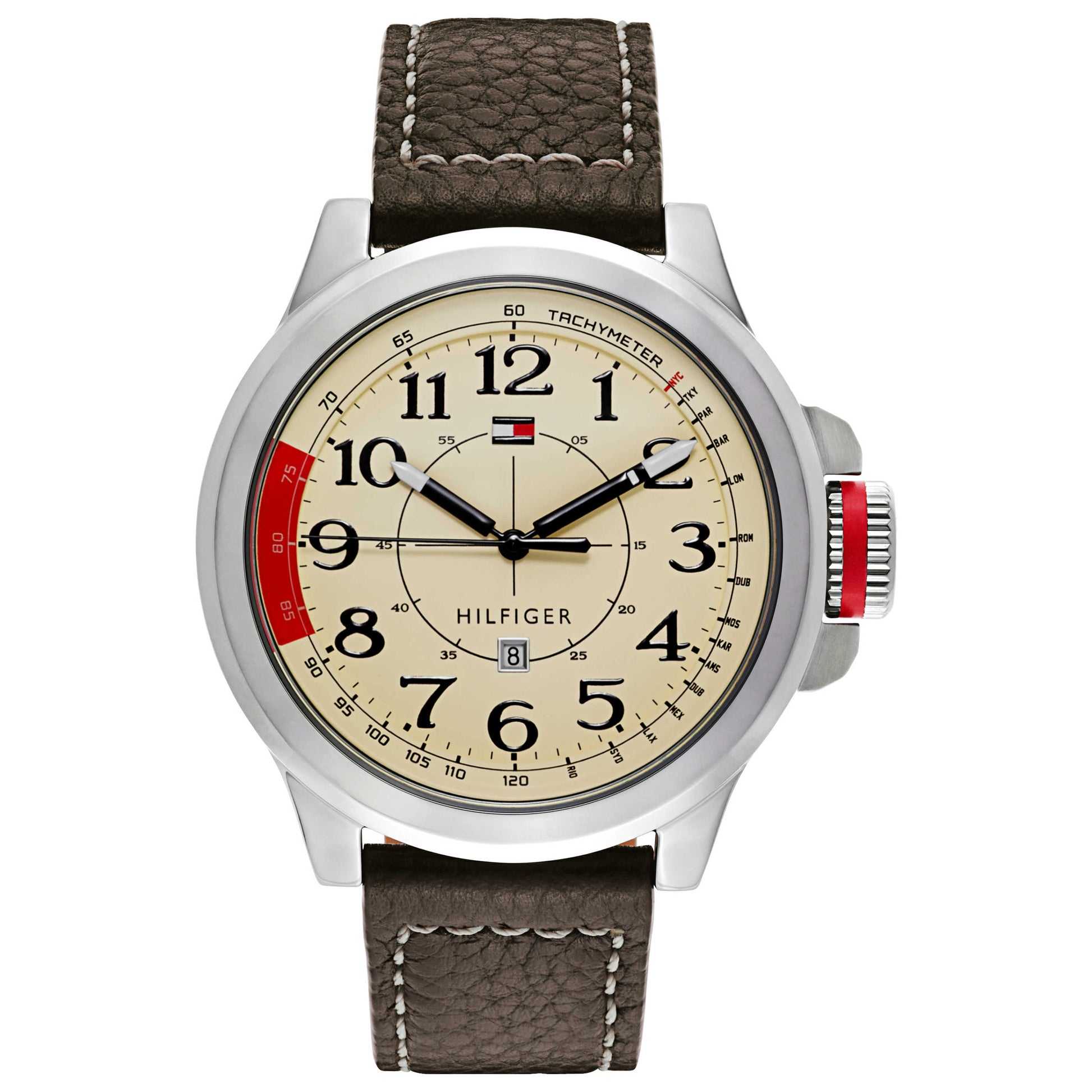 Front view of Tommy Hilfiger Sam Men's Japanese Quartz (Battery-Powered) Watch 1790844