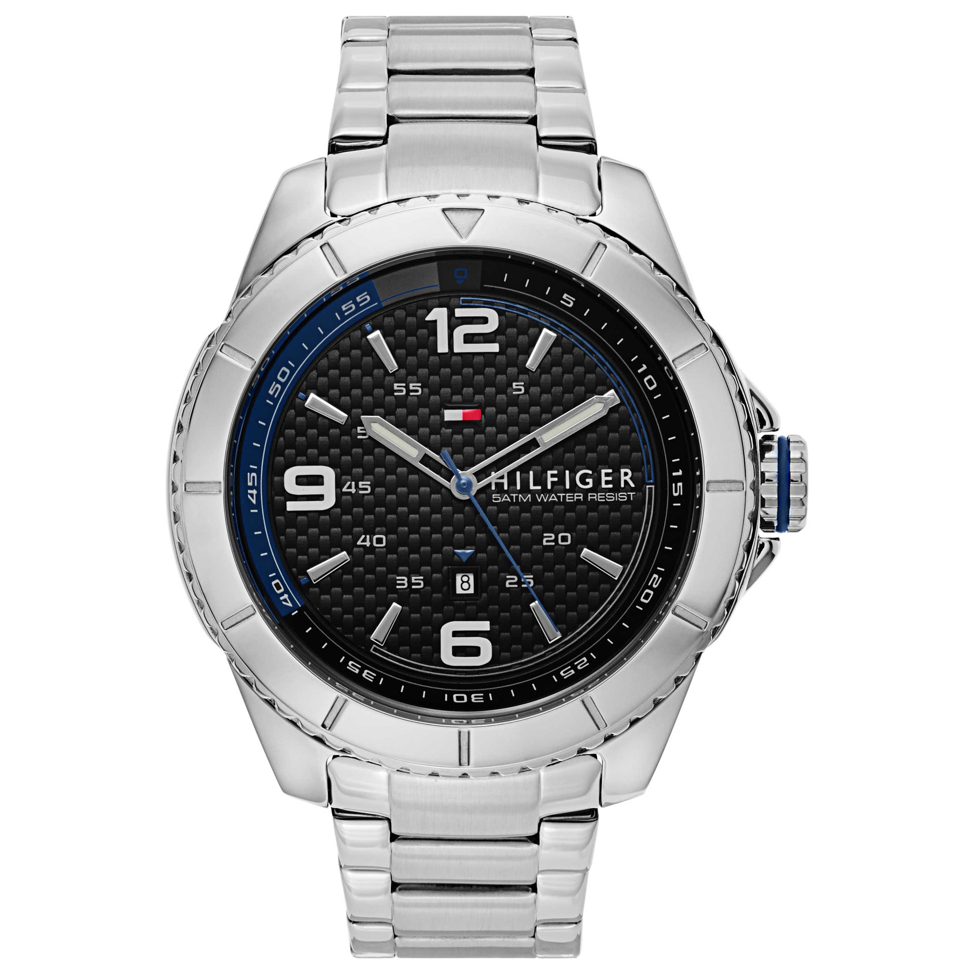 Front view of Tommy Hilfiger Ash Men's Japanese Quartz (Battery-Powered) Watch 1791002