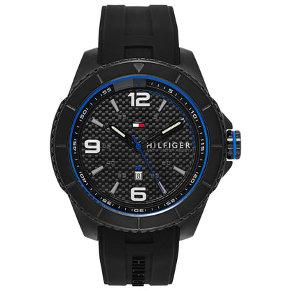 Front view of Tommy Hilfiger Ash Men's Japanese Quartz (Battery-Powered) Watch 1791017