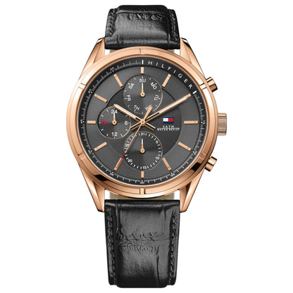 Front view of Tommy Hilfiger Charlie Men's Japanese Quartz (Battery-Powered) Watch 1791125