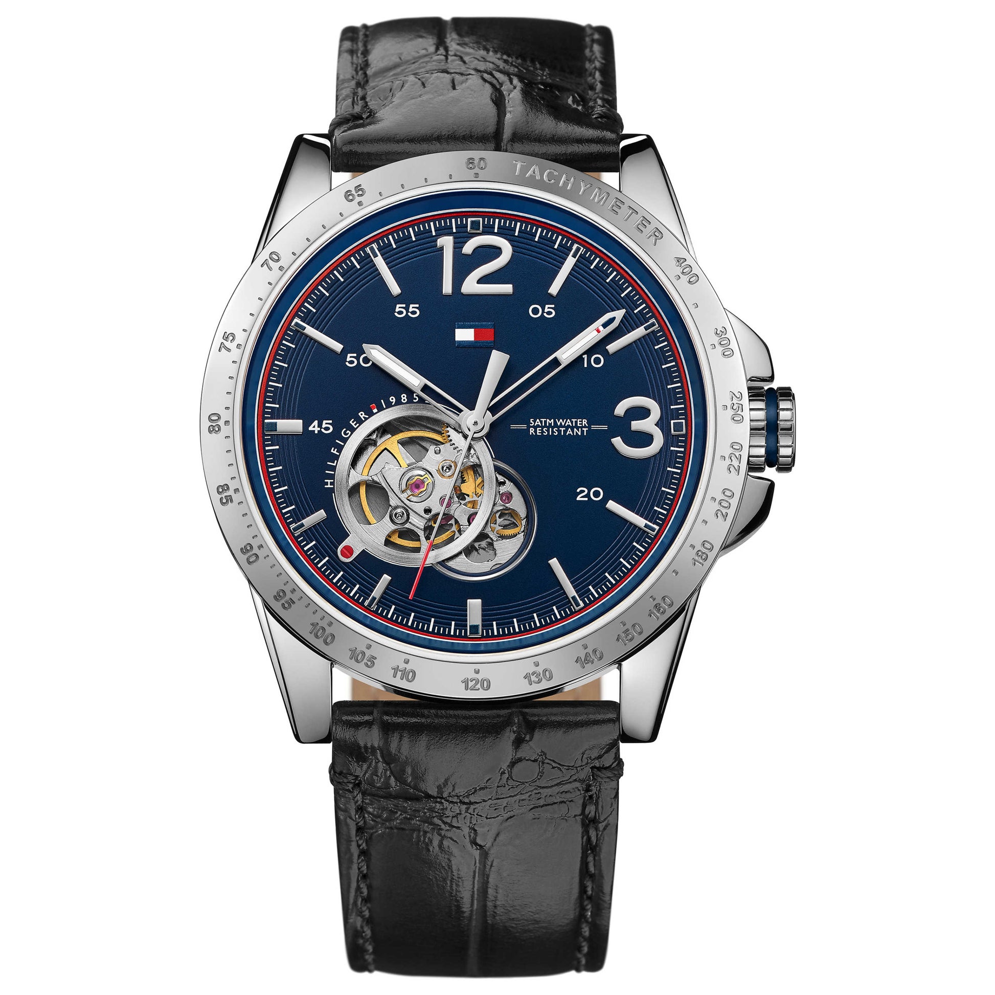 Front view of Tommy Hilfiger Ken Men's Automatic Watch 1791253
