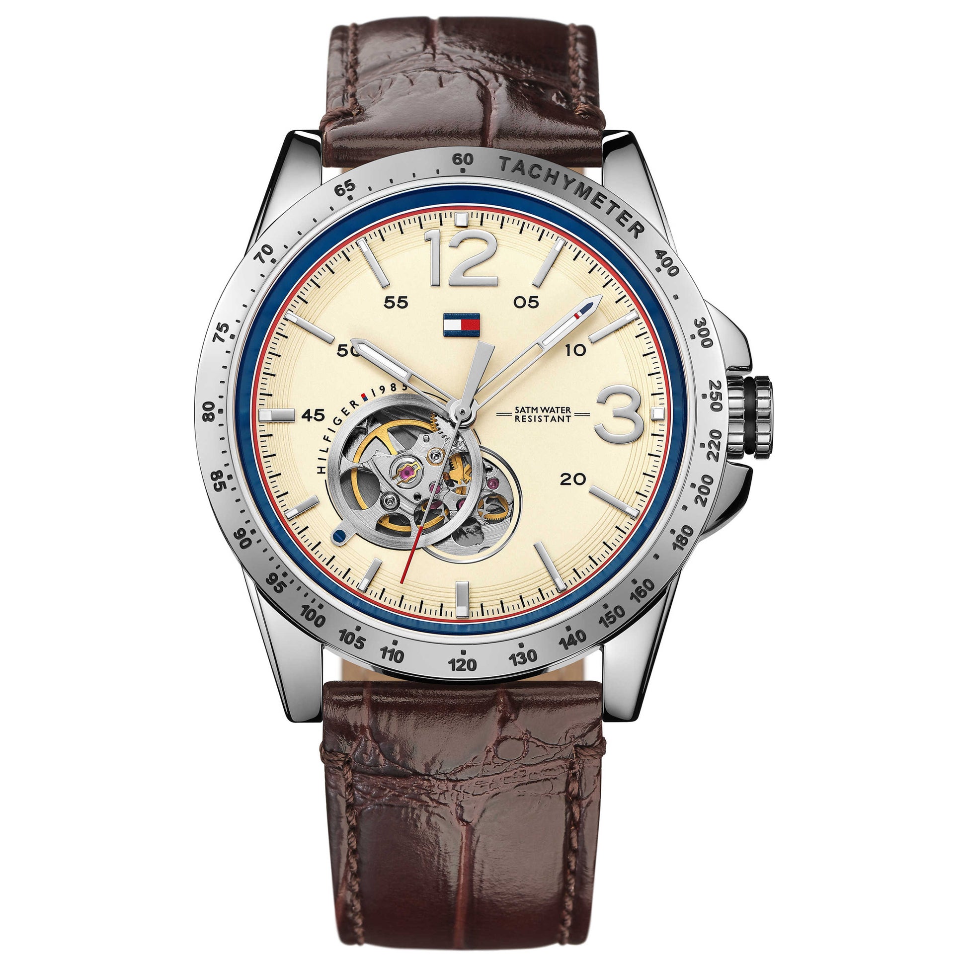 Front view of Tommy Hilfiger Ken Men's Automatic Watch 1791254