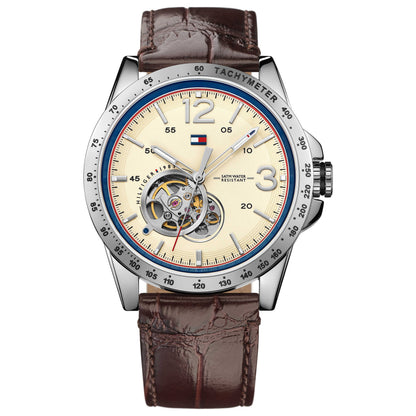 Front view of Tommy Hilfiger Ken Men's Automatic Watch 1791254