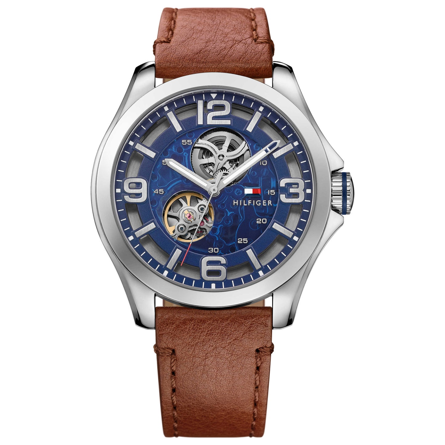 Front view of Tommy Hilfiger Bruce Men's Automatic Watch 1791278