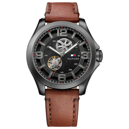 Front view of Tommy Hilfiger Bruce Men's Automatic Watch 1791280