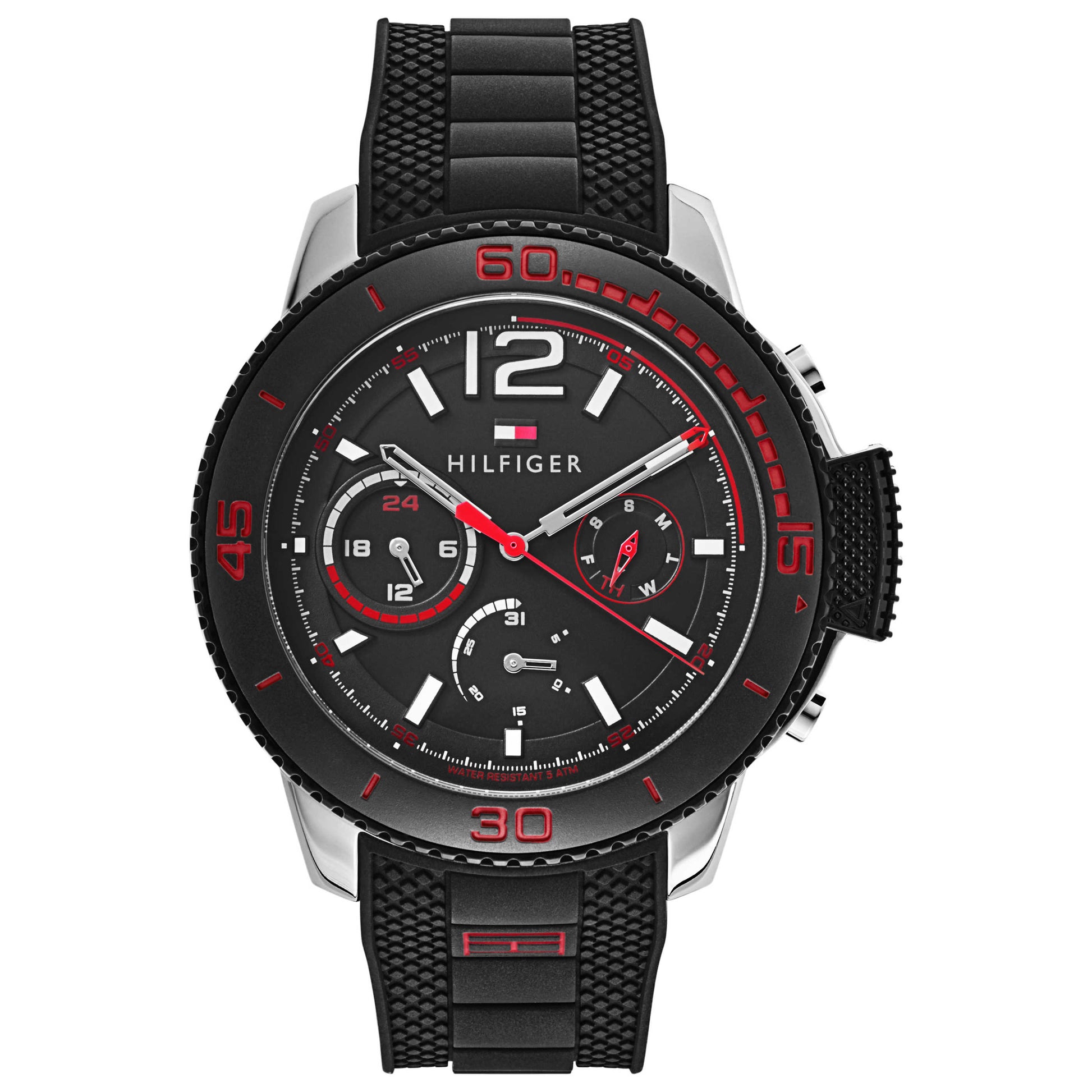 Front view of Tommy Hilfiger Wyatt Men's Japanese Quartz (Battery-Powered) Watch 1791320
