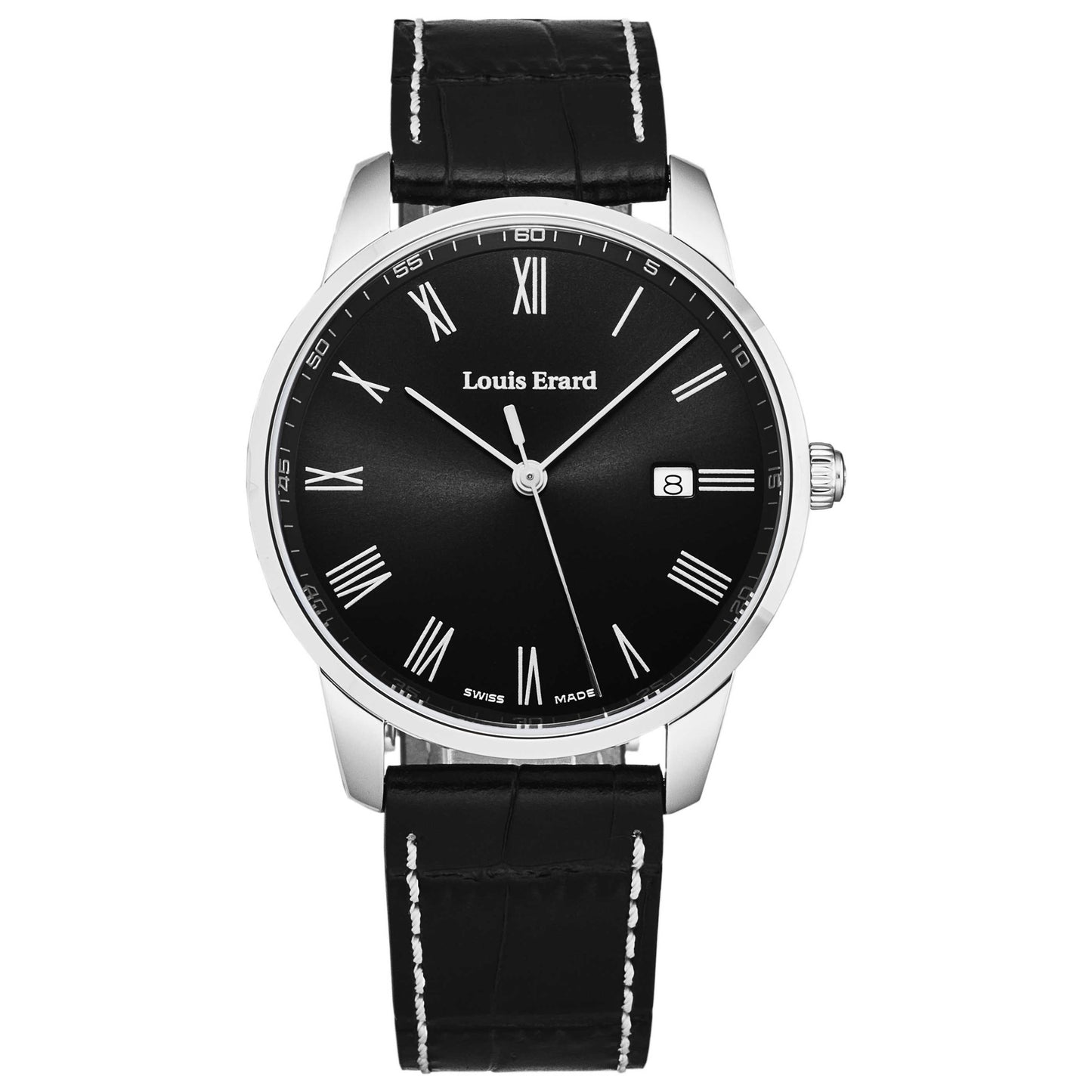 Front view of Louis Erard Heritage Men's Quartz Watch 17921AA22BEP100