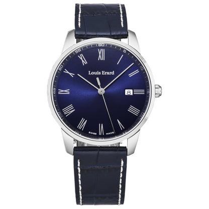 Front view of Louis Erard Heritage Men's Quartz Watch 17921AA25BEP102