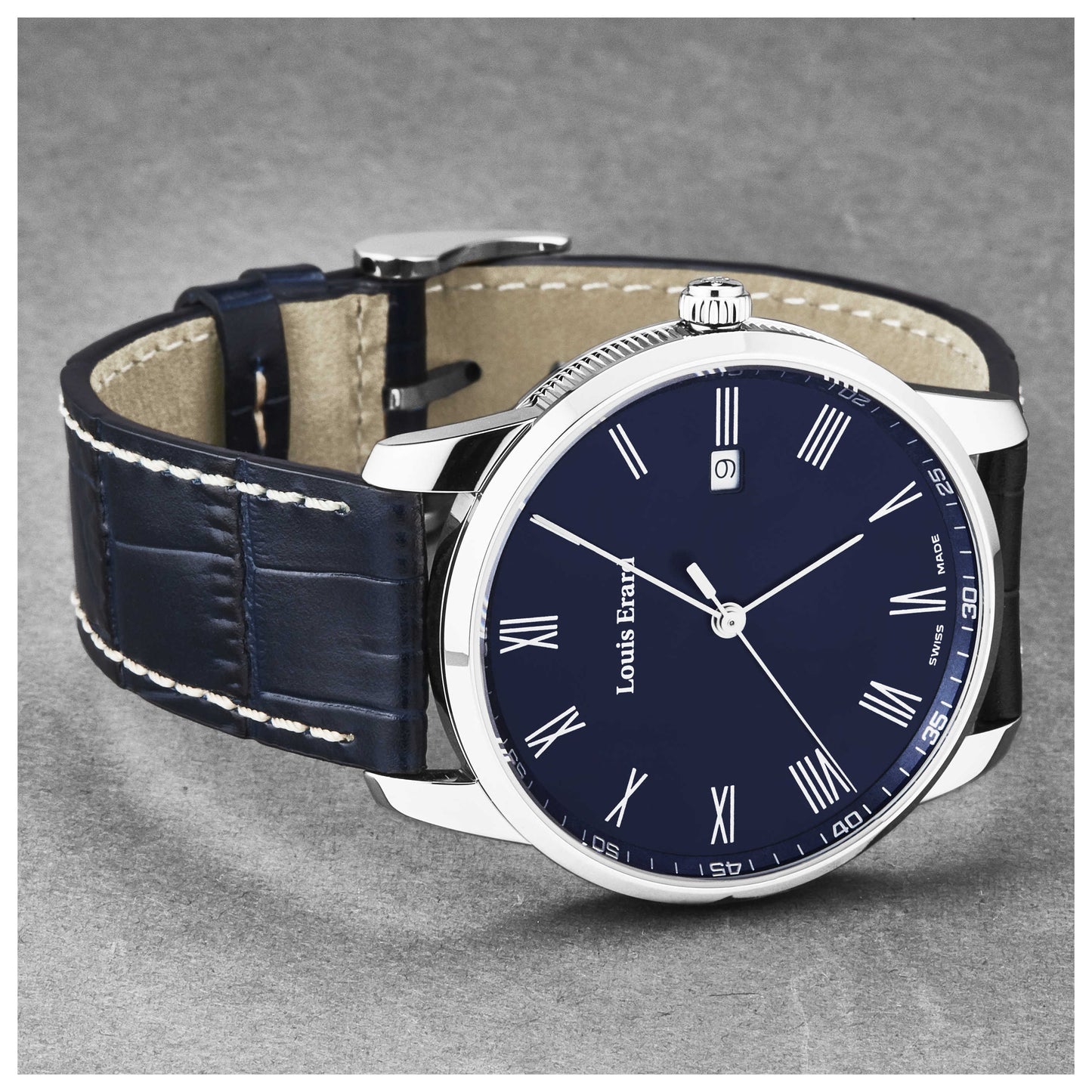 Louis Erard Heritage Men's Quartz Watch 17921AA25BEP102 - Image #3
