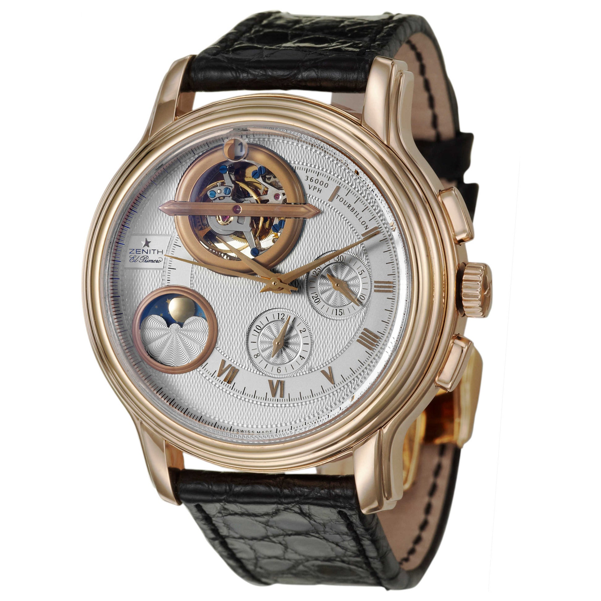 Front view of Zenith ChronoMaster Men's Automatic Watch 18-1260-4034-02-C506