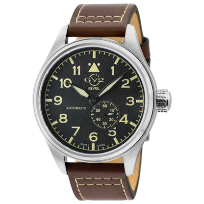 Front view of GV2 by Gevril Aeronautica Men's Automatic Watch 18001