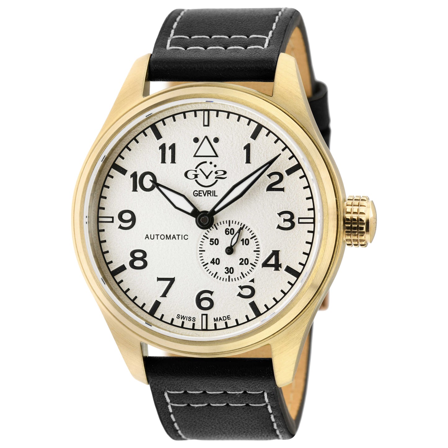 Front view of GV2 by Gevril Aeronautica Men's Automatic Watch 18003