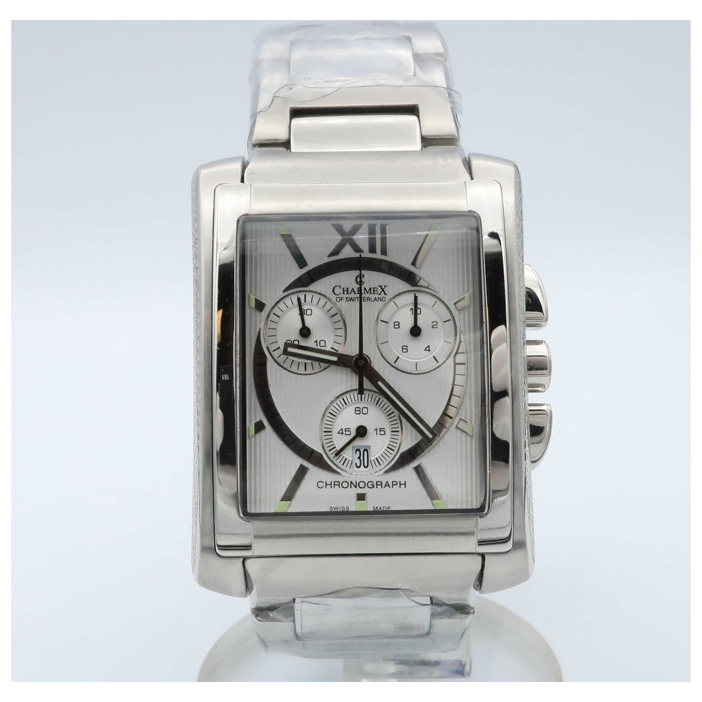 Front view of Charmex Milano Men's Swiss Quartz (Battery-Powered) Watch 1815-PO