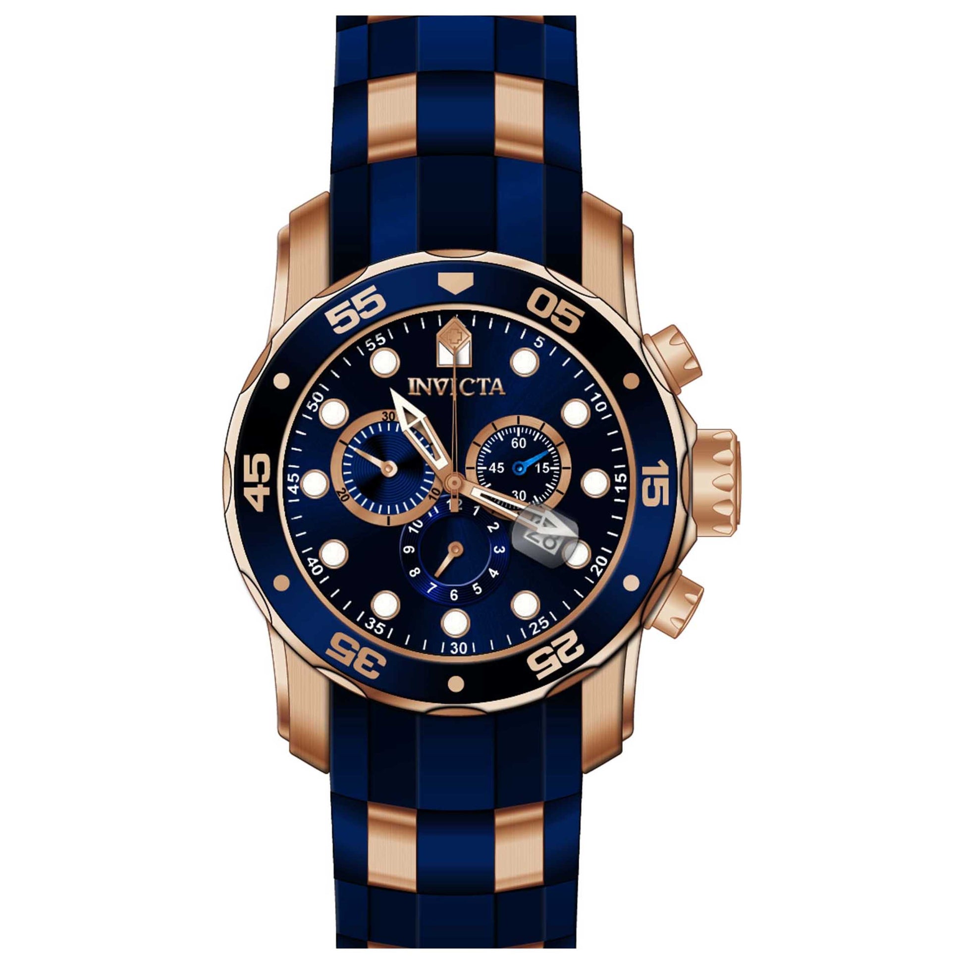 Front view of Invicta Pro Diver Men's Quartz Watch 18197