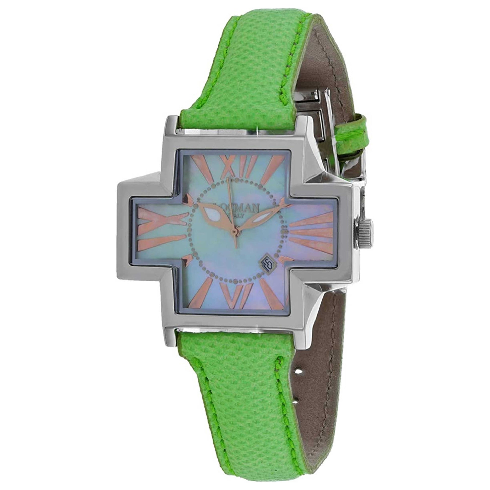 Front view of Locman Italy Plus Women's Quartz Watch 181MOPGR/GR KS