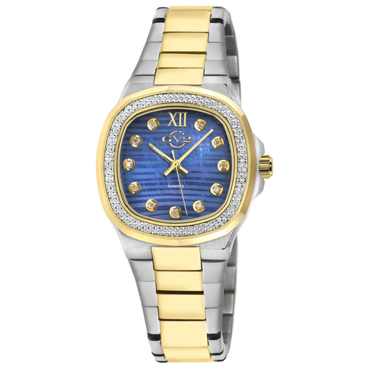 Front view of GV2 by Gevril Potente Diamond Women's Quartz Watch 18206B