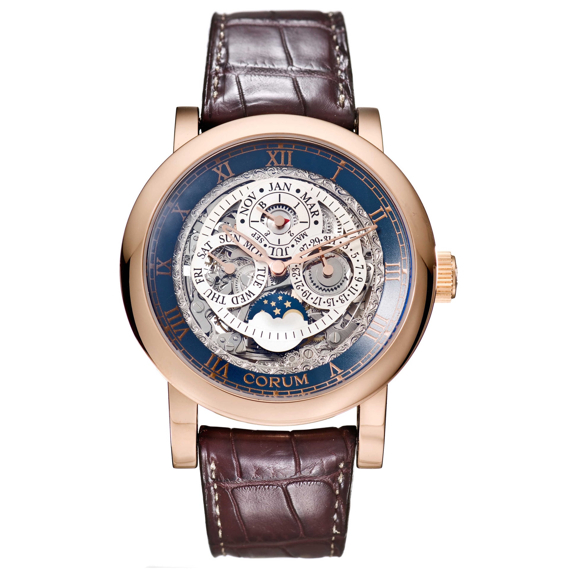 Front view of Corum Classical Men's Watch 183-201-55-0F02-TR15
