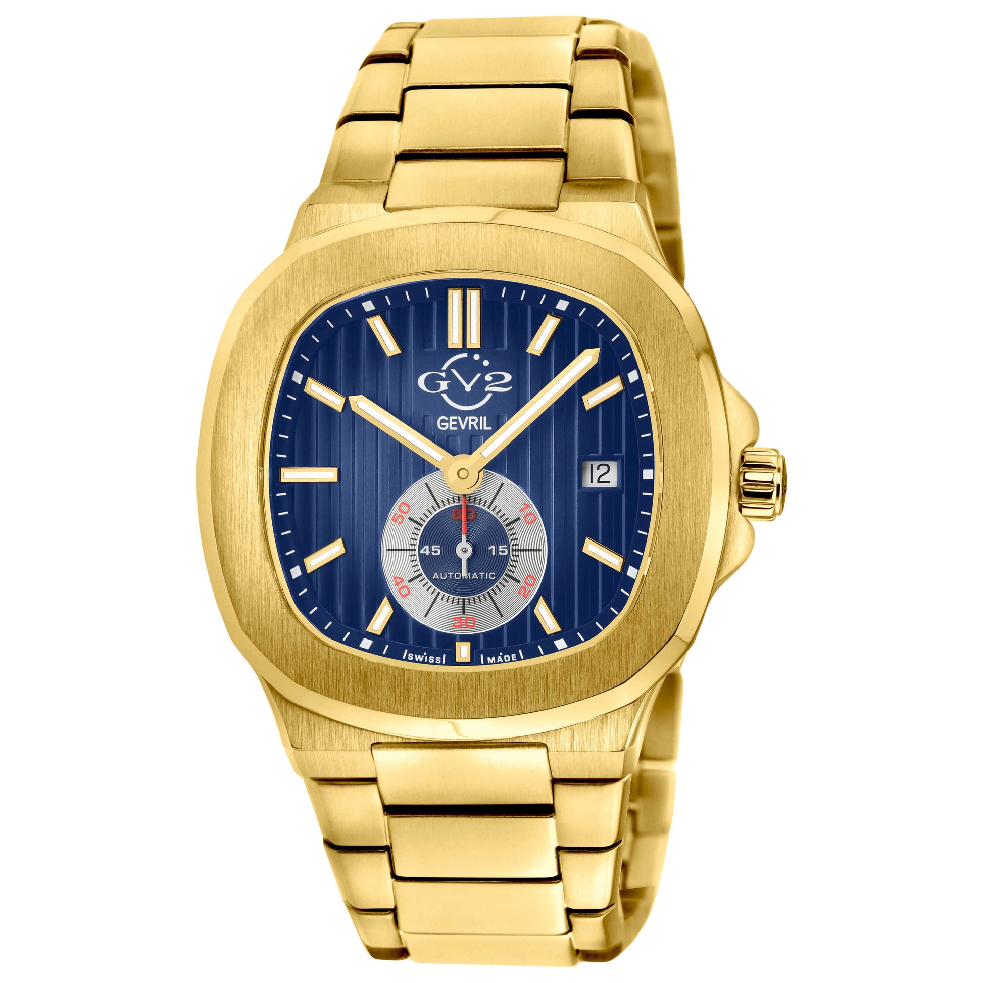 Front view of GV2 by Gevril Potente Men's Automatic Watch 18302B