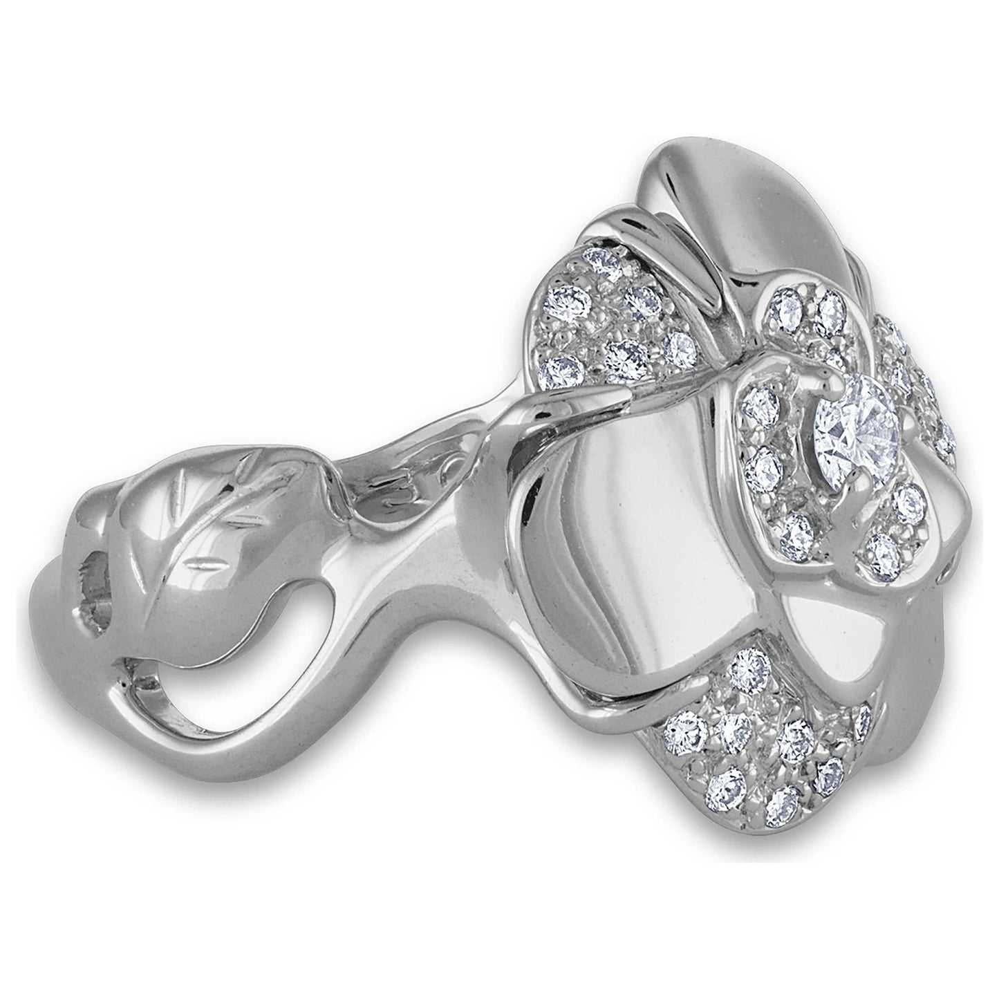 Chanel Camelia Women's Ring 18406 - Image #3