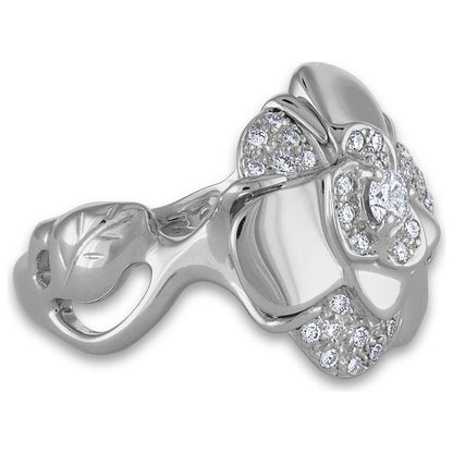 Chanel Camelia Women's Ring 18406 - Image #3