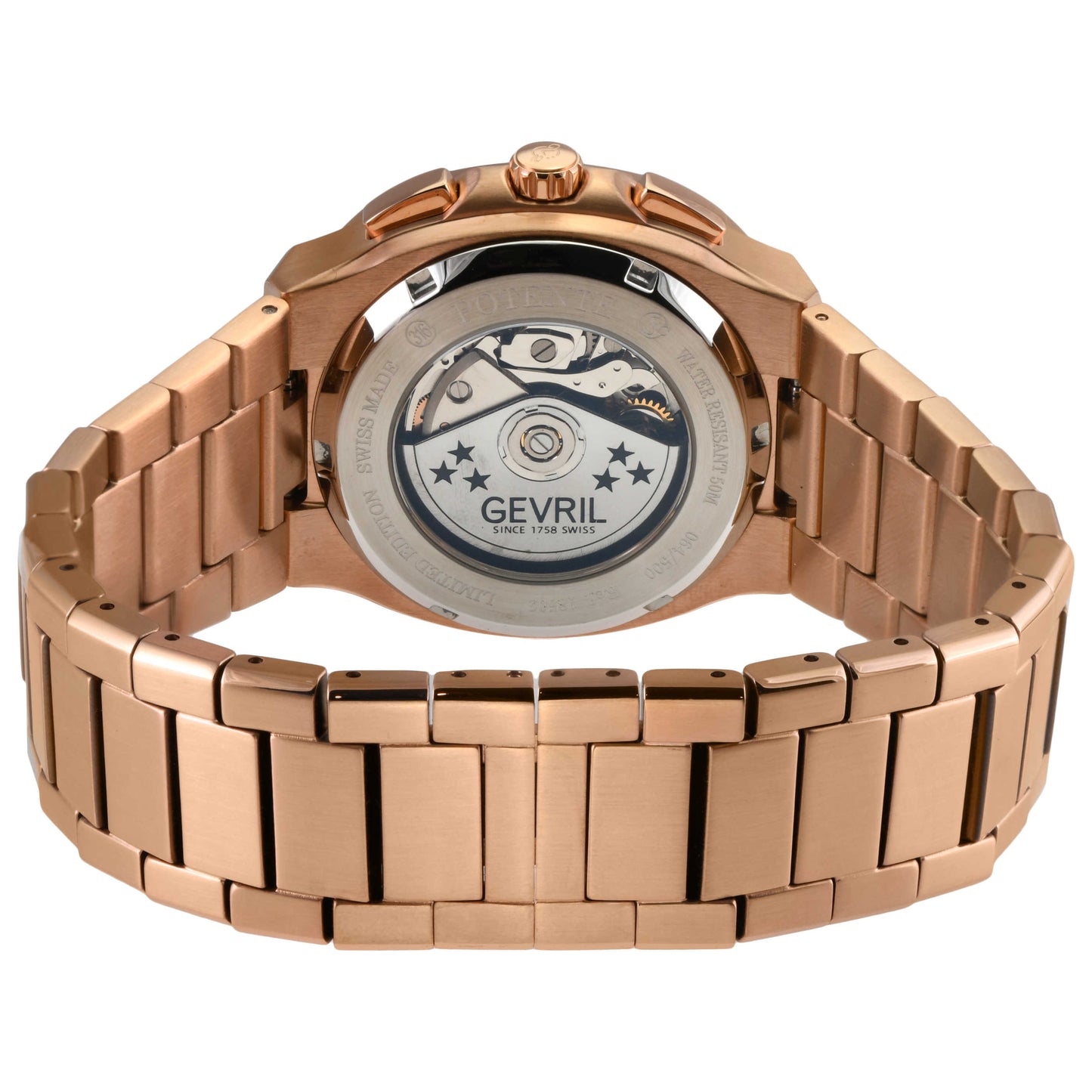 GV2 by Gevril Potente Chronograph Men's Automatic Watch 18502B - Image #2