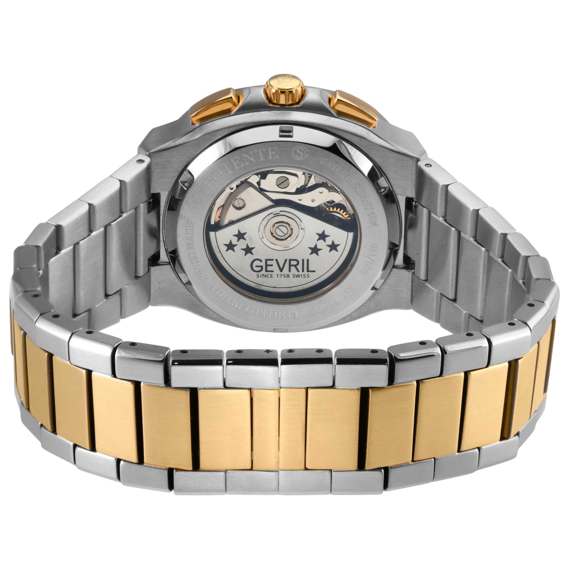 GV2 by Gevril Potente Chronograph Men's Automatic Watch 18503B - Image #2