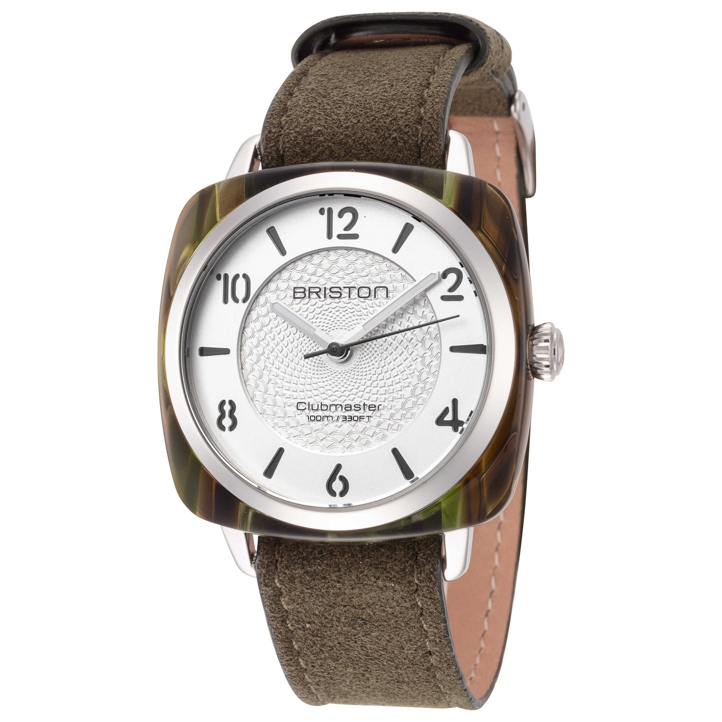 Front view of Briston Clubmaster Chic 4 Elements Women's Quartz Watch 18536.SA.GE.2G.LNGA