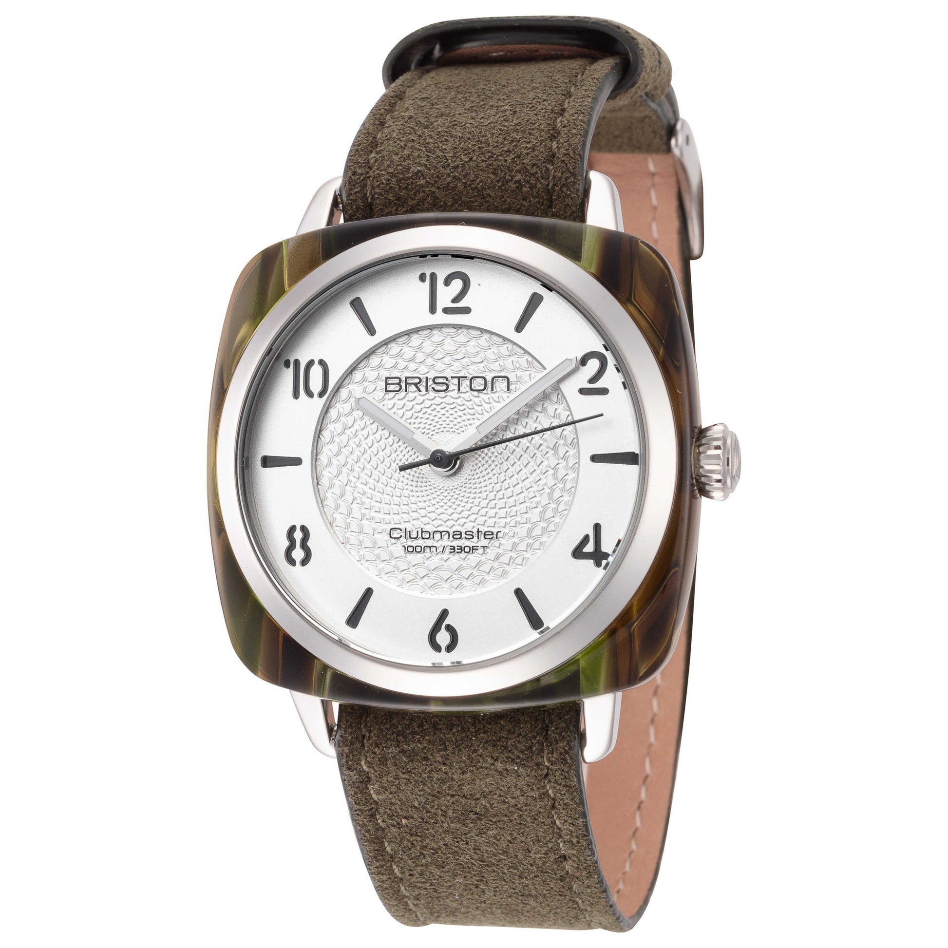 Front view of Briston Clubmaster Chic 4 Elements Women's Quartz Watch 18536.SA.GE.2G.LNGA