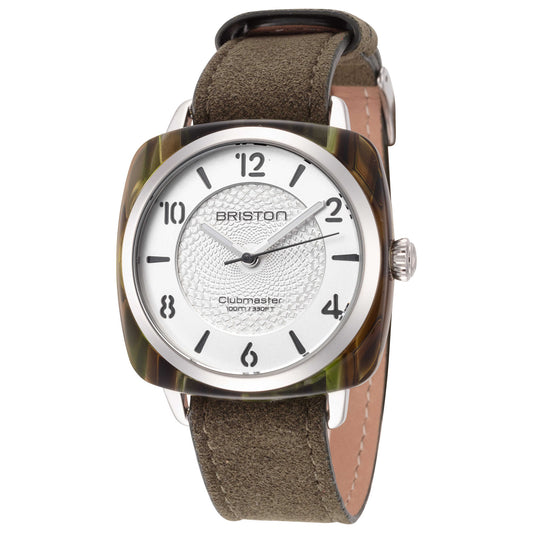 Front view of Briston Clubmaster Chic 4 Elements Women's Quartz Watch 18536.SA.GE.2G.LNGA