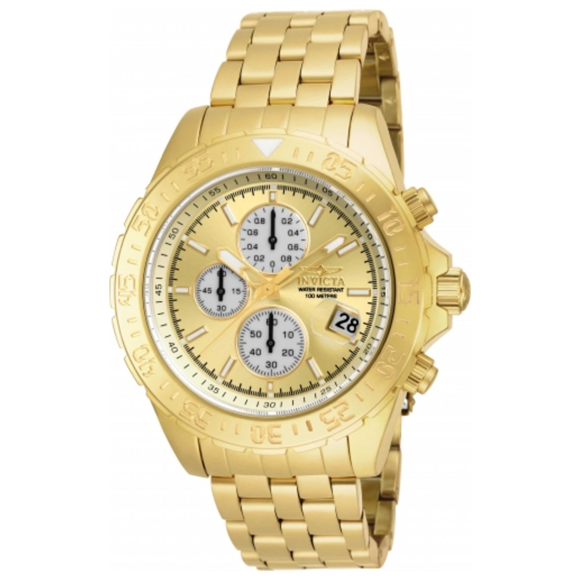 Front view of Invicta Aviator Men's Quartz Watch 18854