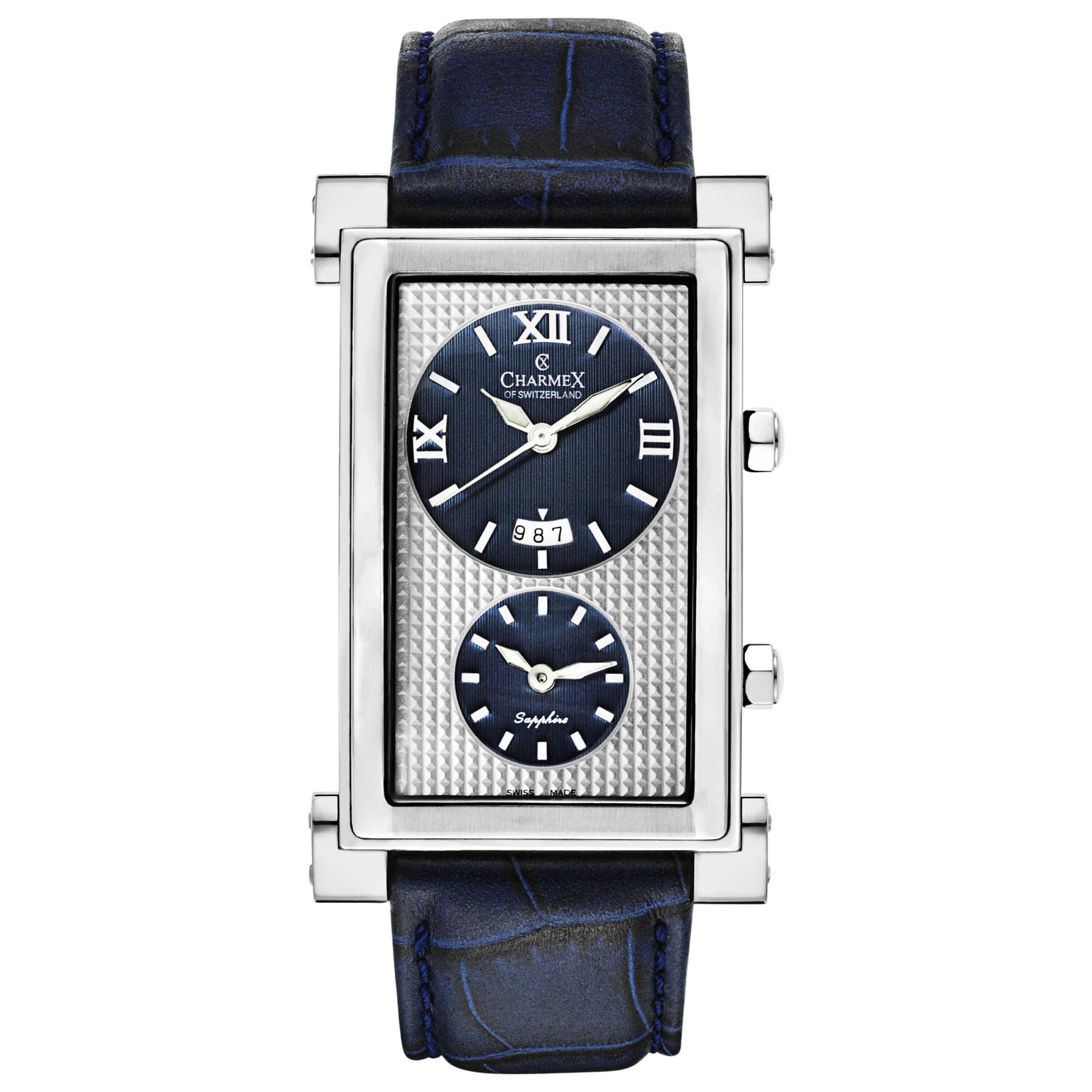 Front view of Charmex Cosmopolitan Men's Swiss Quartz (Battery-Powered) Watch 1897