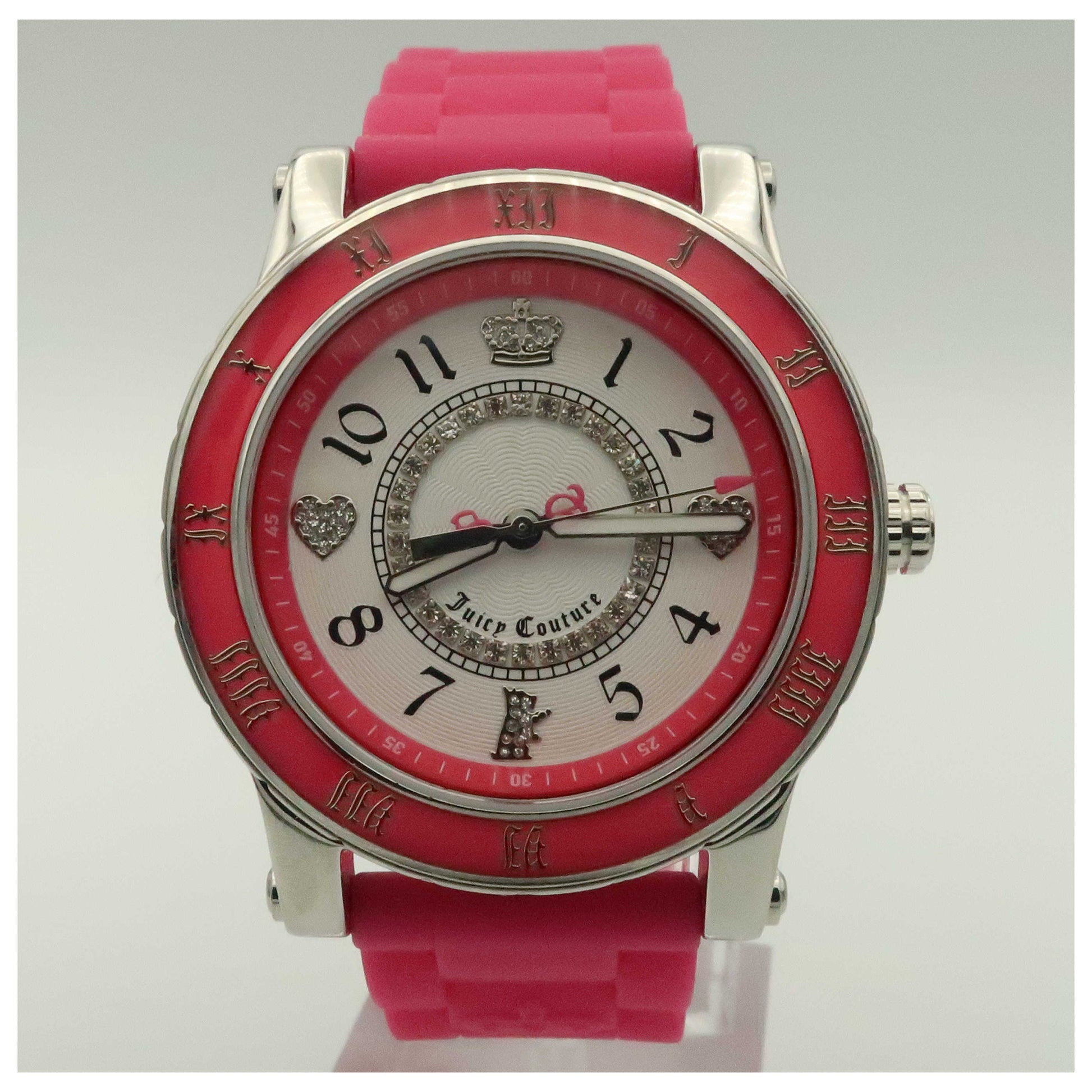 Front view of Juicy Couture HRH Women's Japanese Quartz (Battery-Powered) Watch 1900456-PO