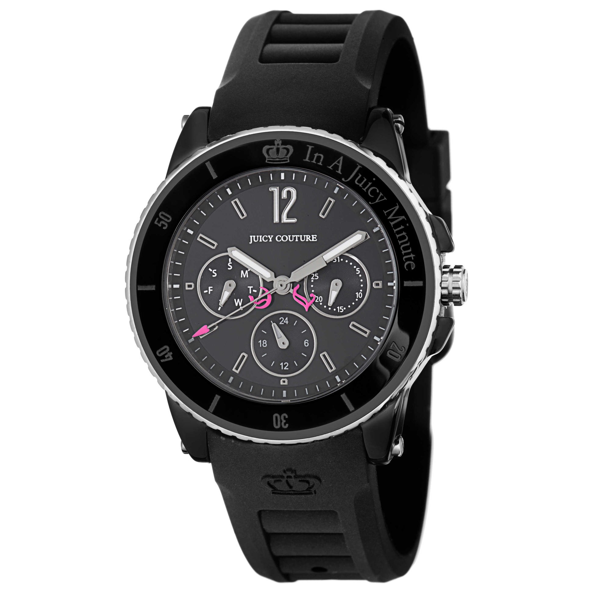Front view of Juicy Couture Pedigree Women's Japanese Quartz (Battery-Powered) Watch 1900754